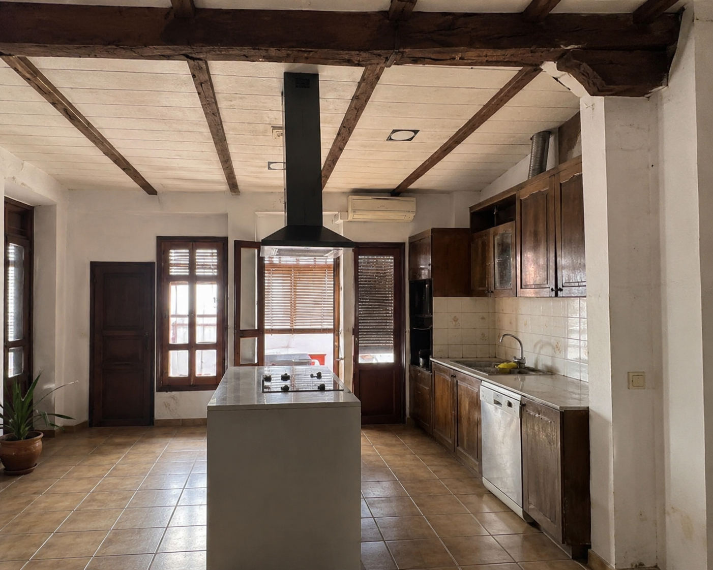 Antes · Cocina original